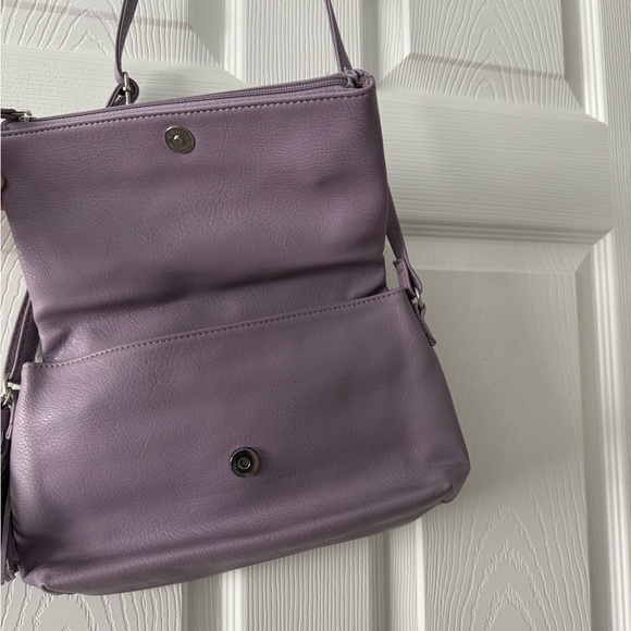 Purple Women's Shoulder Purse - Picture 2 of 6